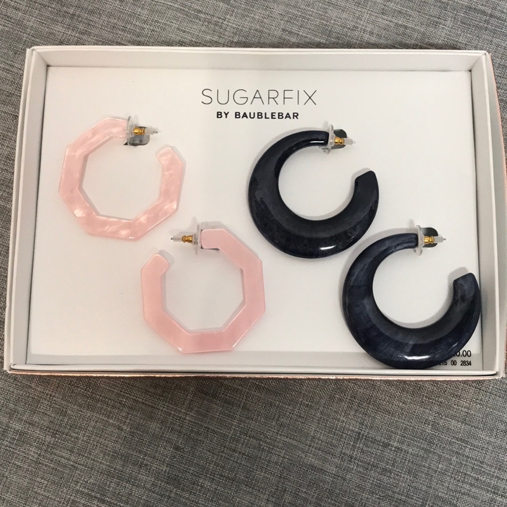 NWT-2 Pair of Sugarfix Earrings by Baublebar